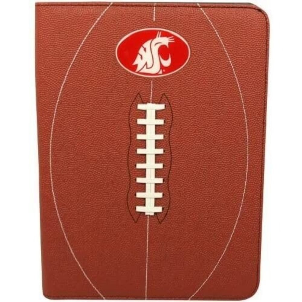 NCAA Washington State Football Portfolio Notebook Football Grain 9.5" by 13"